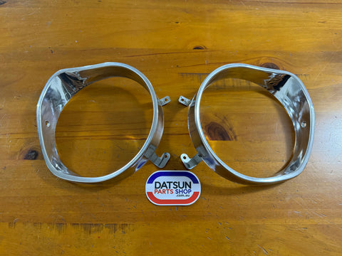 Datsun 1200 Head Light Surround Pair Used