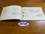 Datsun 1200 Ute Owners Manual Used Nissan B120.