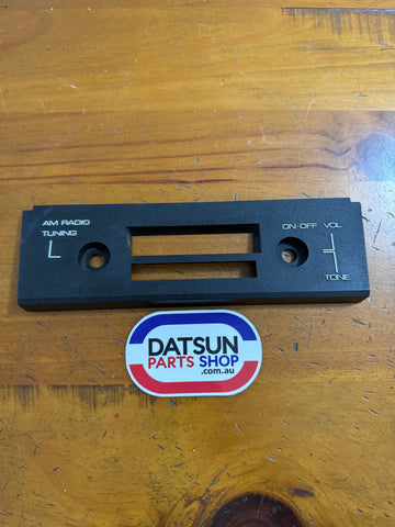 Datsun 910 Bluebird Radio Face Plate Used Nissan