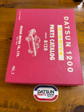 Datsun 1200 Ute B120 Parts Catalog Folder Right Drive Used Nissan