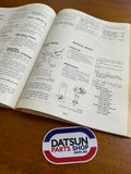 Datsun Stanza A10 Service Manual Genuine Used