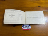 Datsun 910 Bluebird Owners Manual Used Genuine Book