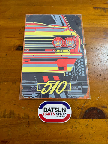 Datsun Rustic 1600 510 Tin Sign