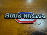 Datsun 200B Boot Badge Genuine Nos 810