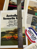 Assorted Datsun Magazine Ads x6 Used