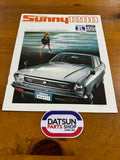 Datsun Sunny B210 1200 Sales Brochure Japanese Used