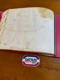 Datsun 1200 Ute B120 Parts Catalog Folder Right Drive Used Nissan