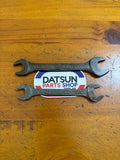 Nissan Spanners Pair Suit Datsun Tool Kits Used