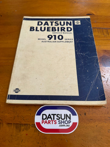 Datsun 910 Bluebird Service Manual Aust. Sup. Used Genuine Book