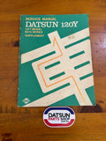 Datsun 120Y 1977 Service Manual Supplement B210 Used