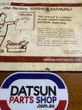 Datsun 1200 Ute Owners Manual Used Nissan B120.