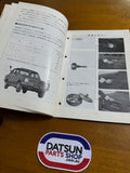 Datsun Sunny Owners Manual 1200 B110 JDM Used