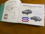 Datsun 120Y Parts Catalog Folder B210 Used