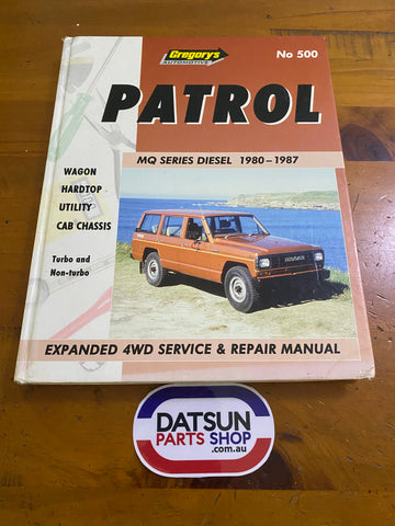 Nissan Patrol MQ Service & Repair Manual Gregory’s Used Datsun