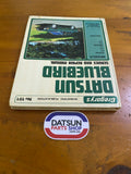 Datsun 910 Bluebird Service Manual Used Gregory’s Book
