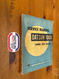 Datsun 1000 Service Manual B10 Used.
