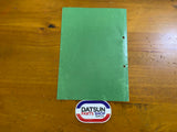 SERVICE BULLETIN VOL. 115 INTRODUCTION OF NEW DATSUN 510 SERIES (1970 MODEL) Used