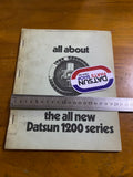 Datsun 1200 Book Used Salesmen Guide
