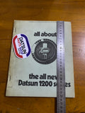 Datsun 1200 Book Used Salesmen Guide