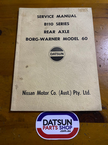 Datsun 1200 B110 Borg-Warner Service Manual Used