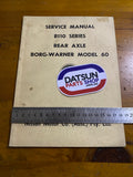 Datsun 1200 B110 Borg-Warner Service Manual Used