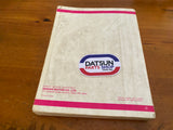 Nissan Patrol 160 & 61 Service Manual Used Datsun.