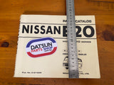 Datsun E20 Parts Catalog Genuine Nissan Used