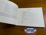 Datsun 1000 Flat Rate Schedule Manual B10 Used.