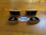 Datsun Nissan Sunny Tan Rear Door Ash Tray Pair Used