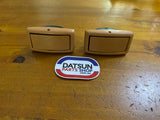 Datsun Nissan Sunny Tan Rear Door Ash Tray Pair Used