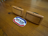 Datsun Nissan Sunny Tan Rear Door Ash Tray Pair Used