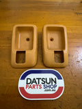 Datsun B310 Sunny Tan Escutcheon Pair Used