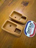 Datsun B310 Sunny Tan Escutcheon Pair Used