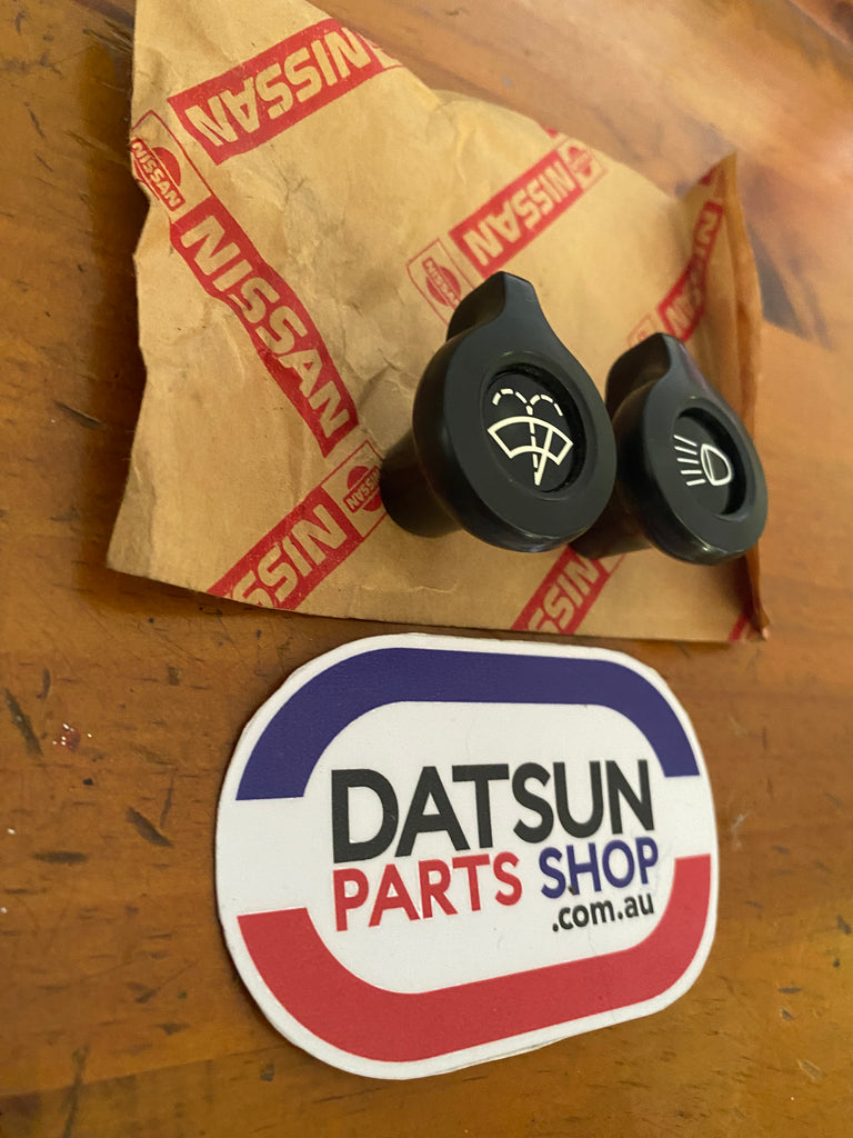 Datsun 120Y B210 Head Light & Wiper Knob NOS – Datsun Parts Shop