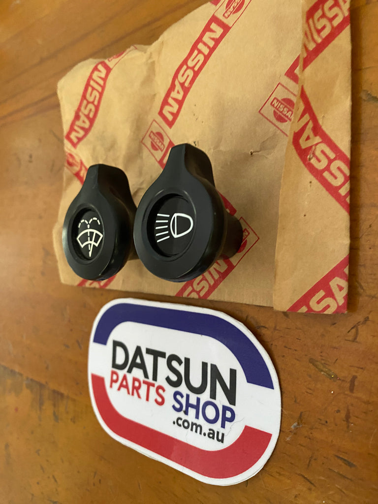 Datsun 120Y B210 Head Light & Wiper Knob NOS – Datsun Parts Shop