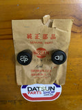 Datsun 180B Head Light & Wiper Knob Pair NOS 610