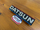 Datsun Grill Badge Suit Patrol 160 Nos Genuine Nissan