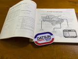 Datsun 620 1500 Parts Manual Book Used