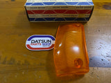 Datsun 180B Corner Lamp Cover Lens RH NOS