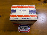 Datsun L Series Oil Filter 15208-65014 NOS