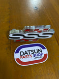 Datsun 1600 SSS Grill Badge Nos 510