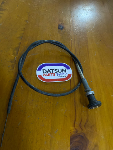 Datsun 1200 Choke Cable with Knob Used Genuine