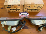 Datsun 620 Front Lamp Pair Nos Genuine