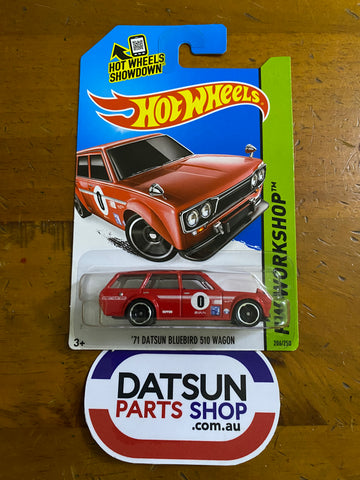 HotWheels Datsun Bluebird Wagon Red 1600 510