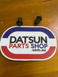Datsun 1200 Fuel Door Bump Rubber Pair New Genuine