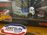 Hot Wheels Premium Nissan Garage Datsun Bluebird Wagon 1600 510.