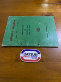 Datsun 1200 B110 Service Bulletin Used.