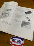 Datsun 1200 B110 Service Bulletin Used.