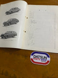 Datsun Sunny B310 Service Manual Japanese Genuine Used a12a a14e