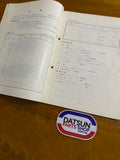 Datsun Sunny B310 Service Manual Japanese Genuine Used a12a a14e